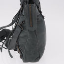 BALENCIAGA The Town Hand Bag Leather 2way Green 240579 Auth 185448M-3