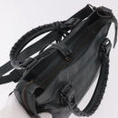 BALENCIAGA The Town Hand Bag Leather 2way Green 240579 Auth 185448M-6