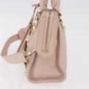 BALENCIAGA Classic Metallic Edge Mini City Bag Leather 2way Pink Auth 185449V-4
