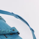 BALENCIAGA Zazigi Hand Bag Leather 2way Light Blue 128523 Auth 185450M-14
