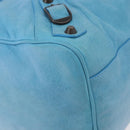 BALENCIAGA Zazigi Hand Bag Leather 2way Light Blue 128523 Auth 185450M-15