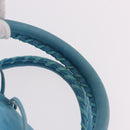 BALENCIAGA Zazigi Hand Bag Leather 2way Light Blue 128523 Auth 185450M-8