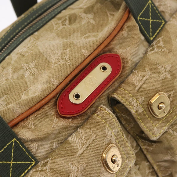 LOUIS VUITTON Monogram Fragrance Jasmine Hand Bag Khaki M95772 LV Auth 185452SAV