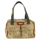 LOUIS VUITTON Monogram Fragrance Jasmine Hand Bag Khaki M95772 LV Auth 185452SAV-13