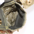 LOUIS VUITTON Monogram Fragrance Jasmine Hand Bag Khaki M95772 LV Auth 185452SAV-27