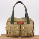 LOUIS VUITTON Monogram Fragrance Jasmine Hand Bag Khaki M95772 LV Auth 185452SAV-12