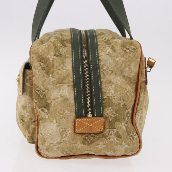 LOUIS VUITTON Monogram Fragrance Jasmine Hand Bag Khaki M95772 LV Auth 185452SAV