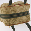 LOUIS VUITTON Monogram Fragrance Jasmine Hand Bag Khaki M95772 LV Auth 185452SAV-6
