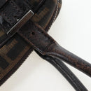 FENDI Zucca Canvas Umhängetasche Schwarz Braun Original 185459-24