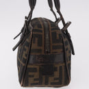 FENDI Zucca Canvas Umhängetasche Schwarz Braun Original 185459-3