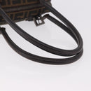 FENDI Zucca Canvas Umhängetasche Schwarz Braun Original 185459-7