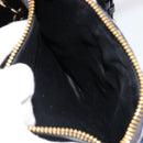 Miu Miu Biker Matelasse Hand Bag Leather 2way Navy Gold Auth 185462-28