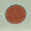 LOEWE Cushion Tote Bag Canvas Green Auth 185464V-6
