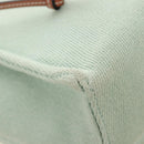 LOEWE Cushion Tote Bag Canvas Green Auth 185464V-16