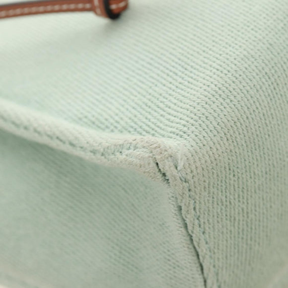 LOEWE Cushion Tote Bag Canvas Green Auth 185464V