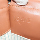 LOEWE Cushion Tote Bag Canvas Green Auth 185464V-24