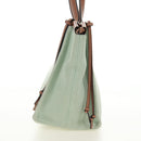 LOEWE Cushion Tote Bag Canvas Green Auth 185464V-4
