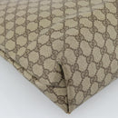 GUCCI GG Supreme Web Sherry Line Tote Bag PVC Beige 41 004 4465 Auth 185466-17