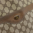 GUCCI GG Supreme Web Sherry Line Tote Bag PVC Beige 41 004 4465 Auth 185466-18