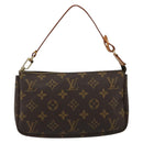 LOUIS VUITTON Monogram Pochette Accessoires Pouch M51980 LV Auth 185469A-13