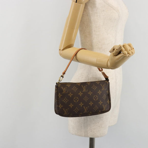 LOUIS VUITTON Monogram Pochette Accessoires Pouch M51980 LV Auth 185469A