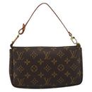 LOUIS VUITTON Monogram Pochette Accessoires Pouch M51980 LV Auth 185469A-2