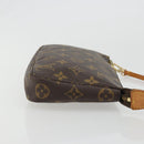 LOUIS VUITTON Monogram Pochette Accessoires Pouch M51980 LV Auth 185469A-3