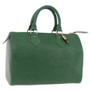 LOUIS VUITTON Epi Speedy 25 Hand Bag Borneo Green M43014 LV Auth 185470SAV-1