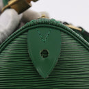LOUIS VUITTON Epi Speedy 25 Hand Bag Borneo Green M43014 LV Auth 185470SAV-14