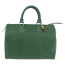 LOUIS VUITTON Epi Speedy 25 Hand Bag Borneo Green M43014 LV Auth 185470SAV-2