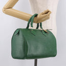 LOUIS VUITTON Epi Speedy 25 Hand Bag Borneo Green M43014 LV Auth 185470SAV-23