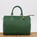 LOUIS VUITTON Epi Speedy 25 Hand Bag Borneo Green M43014 LV Auth 185470SAV-24