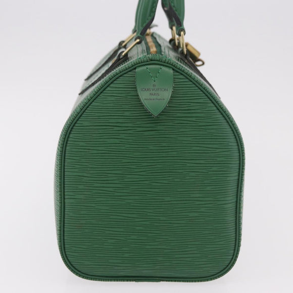 LOUIS VUITTON Epi Speedy 25 Handtasche Borneo Green M43014 LV Auth 185470SAV