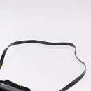 Salvatore Ferragamo Vala Shoulder Bag Patent leather 2way Black Gold Auth 185471-15