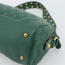 GUCCI GG Canvas Guccissima Isetan's 120th Anniversary Green Auth 185474SAM-9