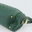 GUCCI GG Canvas Guccissima Isetan's 120th Anniversary Green Auth 185474SAM-15