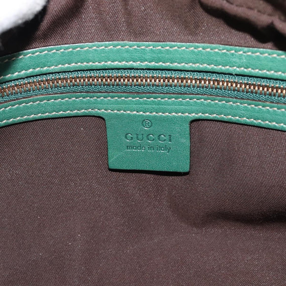 GUCCI GG Canvas Guccissima Isetan's 120th Anniversary Green Auth 185474SAM