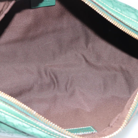 GUCCI GG Canvas Guccissima Isetan's 120th Anniversary Green Auth 185474SAM