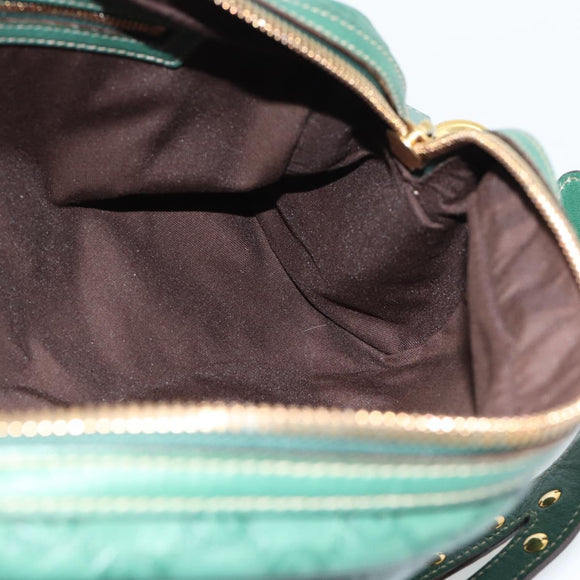 GUCCI GG Canvas Guccissima Isetan's 120th Anniversary Green Auth 185474SAM
