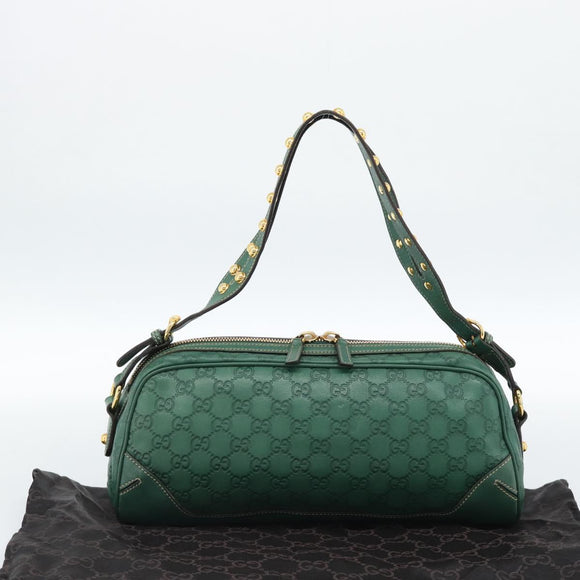 GUCCI GG Canvas Guccissima Isetan's 120th Anniversary Green Auth 185474SAM