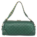 GUCCI GG Canvas Guccissima Isetan's 120th Anniversary Green Auth 185474SAM-2