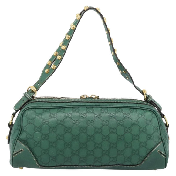 GUCCI GG Canvas Guccissima Isetan's 120th Anniversary Green Auth 185474SAM