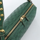 GUCCI GG Canvas Guccissima Isetan's 120th Anniversary Green Auth 185474SAM-6