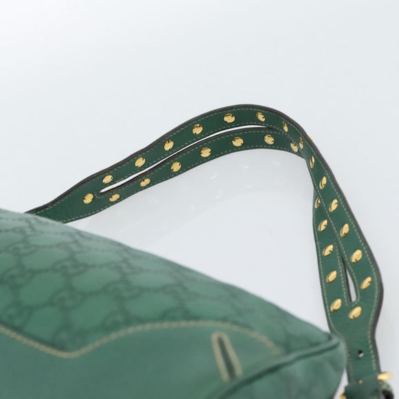 GUCCI GG Canvas Guccissima Isetan's 120th Anniversary Green Auth 185474SAM