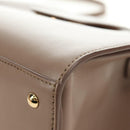 Salvatore Ferragamo Gancini Hand Bag Leather 2way Auth 185475V-19
