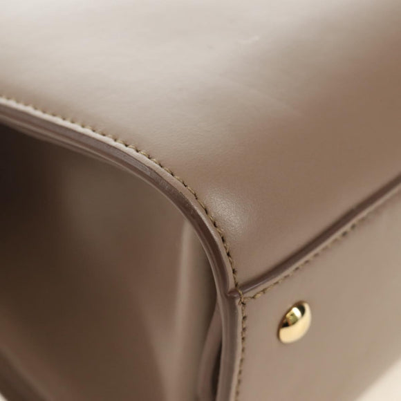 Salvatore Ferragamo Gancini Hand Bag Leather 2way Auth 185475V