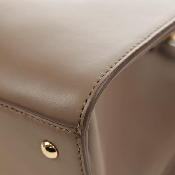 Salvatore Ferragamo Gancini Hand Bag Leather 2way Auth 185475V