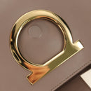 Salvatore Ferragamo Gancini Hand Bag Leather 2way Auth 185475V-23