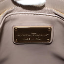 Salvatore Ferragamo Gancini Hand Bag Leather 2way Auth 185475V-24