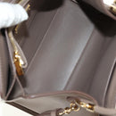 Salvatore Ferragamo Gancini Hand Bag Leather 2way Auth 185475V-10